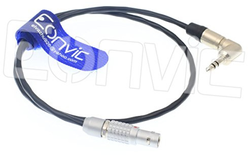 Eonvic 3,5 mm a 5 pin Easync Synchronize Cavo audio Time Code per dispositivi audio ARRI Alexa Camera