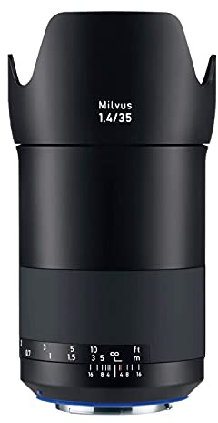 ZEISS Milvus 35mm F/1.4 ZE Lens for Canon Mount, Black (2111-788)