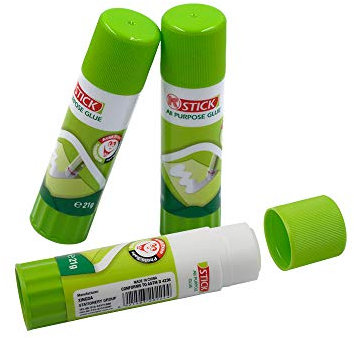 BCZAMD 3D-Klebestift 3 feste Aufkleber für 3D-Drucker, Heißbett-Druck, Filament PLA ABS PET PETG und andere mehr