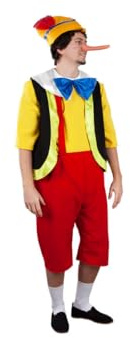 DISBACANAL Herren Pinocchio Kostüm - XL