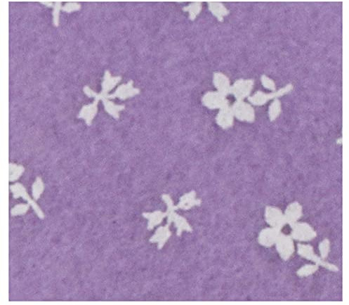 Russo Tessuti Tessuto Panno Lenci Pannolenci Cucito Creativo Fiore PROVENZALE Primavera 50x80-Lilla