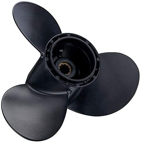 Luxuypon 25,4 x 30,5 cm Außenbord-Propeller für Suzuki 20–30 PS 58100–96430–019, Aluminium