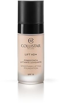 Collistar Fondotinta Lift HD+ Effetto Lifting, Texture Fluida e Cremosa, Lunga Durata, Waterproof, SPF 15, 1N Avorio, 30 ml