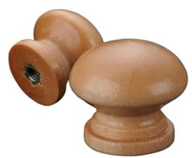 JMORCO Möbelknöpfe 30 stück 20 Stück Holz Knöpfe Zieht Natürliche Holz Schublade Schrank Kleiderschrank Griff Runde Knopf Küche DIY Möbel Hardware(Big-30 Pieces)