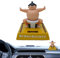 Figura de cabezón Individual - decoración de Escritorio Personalizada, Figura Coleccionable | Juguete Decorativo de Baile de Sumo para salpicadero de Coche, Figura de Resina Personalizada, oscilación