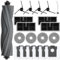 20 Accessoires pour Dreame X40 Ultra Complete / X40 Master / L40 Ultra Robot Aspirateur. 1 Brosse Principale, 4 HEPA Filtres, 4 Chiffons, 6 Sacs à poussière, 4 Brosses latérales,1 Brosse de Nettoyage