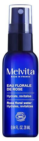 Melvita - Acqua Floreale di Rosa Idratante - Tonico Lenitivo o Nebbia Rinfrescante - Profumo Sottile per il Benessere Quotidiano - 200 ml