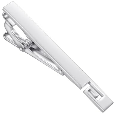RunootPR Klassiker Geschäft Krawattennadel für Herren Gold Silber Stilvolle Krawattenklammer Büro Hochzeit Handgefertigter Schmuck 5.8cm