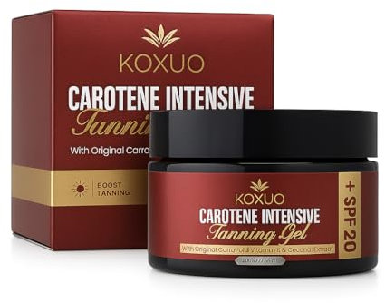 Carotene Bräunungsgel, Bräunungsöl, Gold Shimmer Intensives Bräunungsgel, Browning & Bronzing Tan Accelerator, 100 ml