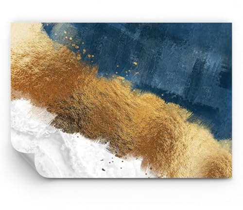 ARTTOR Fotomural 350x256 cm Papel Pintado Abstracto Marino - 5544 - WF1 | Pedazo Decoración Hola Standard Papel pintado de papel no tejido Decoración de Pared Mural de Pared Salón Moderno ARTTOR