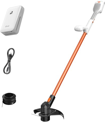 Litheli Cordless Weed Wacker 10 Inch, U20 Handy+ 20V String Trimmer & Weed Eater with 2.0Ah Battery, Grass Trimmer Tools for Garden, Yard and Farm