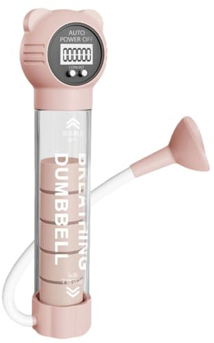 Breathing Lung Exerciser, Breathing Dumbbells,Breath Trainer for Strong Lungs, Portable Abdominal Exercise Lung Capacity Abdominal Inspiratory Expiratory Muscle Trainer for Women Men