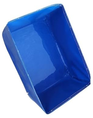 Laghetto for pesci in PVC - Serbatoio d'acqua da esterno pieghevole con valvola di scarico for approvvigionamento idrico di emergenza e agricoltura acquatica(1x1x1m)