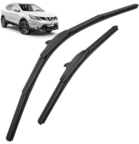 BIAREN Front Windscreen Wiper Blade For Nissan Qashqai J11 (2013-20) Honda CR-V (2007-23) Hyundai Tucson (2015-20) Kia Sportage (2016-21) - 26 & 16 (650mm/400mm) 2 pcs