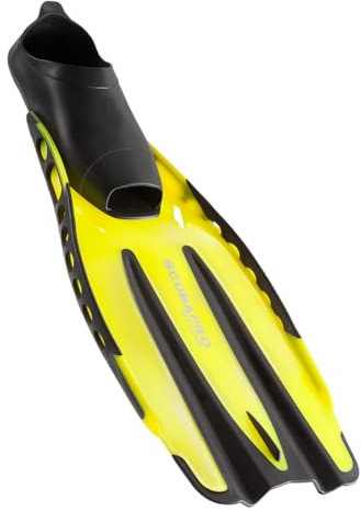 SCUBAPRO Schnorchelflossen Jet Club Vollfussflossen (Gelb, 40-41)