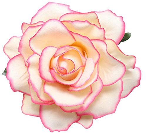 Clip Della Rosa Dei Capelli Della Forcella Della Clip Fiore Pin Up Fiore Spilla Fiore Capelli Per Lady Bridal Wedding Party Beach Accessori Per Capelli Stile