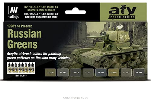 AV Vallejo Model Air Set - Russian Green (8)