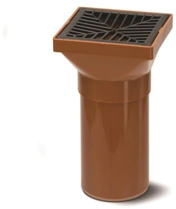 Polypipe UG417 - Underground Drain 110mm Square Hopper Spigot End