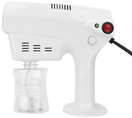 Taidda Pistola de Vapor Nano, Hair Steamer Pofessional Blue Light Humidifier Oil Care Máquina para el Cuidado del Cabello para el Uso del salón de Belleza en el hogar