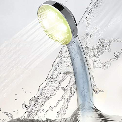 Soffione Doccia Hot Automatico Magic 7 Colore Luci LED Consegna di Pioggia di Testa Singolo A Testa Tonda for Il Bagno di Acqua Bagno Accessori da Bagno