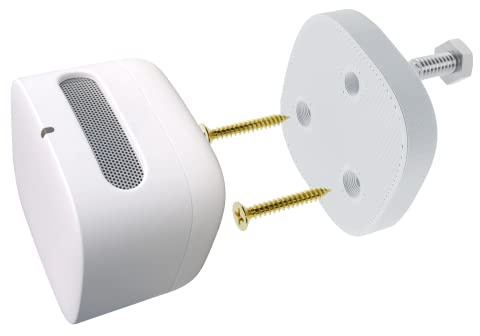 3D Cabin Smart Air Quality Monitor Wall Mount Bracket Hidden Holder For Amazon (White)
