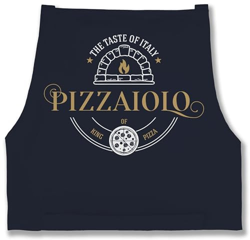 Shirtracer - Schürze - Pizzaschürze - Herren - Pizzaiolo Pizzabäcker I King of Pizza I Kochschürze Pizzabäcker