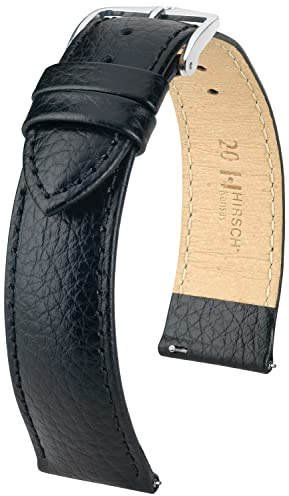 HIRSCH Kansas Armband – echtes Kalbsleder – Buffel Relief – Damen/Herren