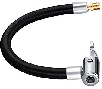 TONAUP 20CM Auto Inflator Schlauch, Autoreifen-Luftfüllschlauch Luftpumpen-Verlängerungsrohr Tire Kompressor Schlauch Ersatzschlauch zum Aufpumpen von Autoreifen