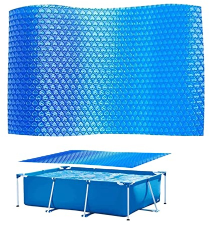 Swimming Pool Cover Paddling Pool Cover Pool Solar Cover Foldable Dustproof Anti UV Pool Heat Preservation Film 260x160cm
