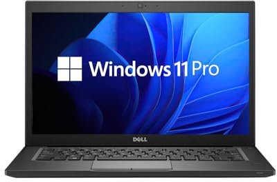 Dell Latitude 7490 14 Laptop - Intel Core i5 8th Gen CPU - 8GB RAM - 256GB SSD - Windows 11 Pro (Renewed)