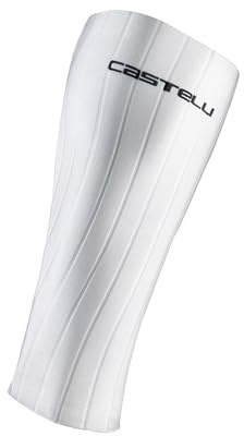 Castelli Fast Legs - Manicotti aerodinamici per polpaccio, con compressione, per ciclismo su strada, corsa e ciclocross