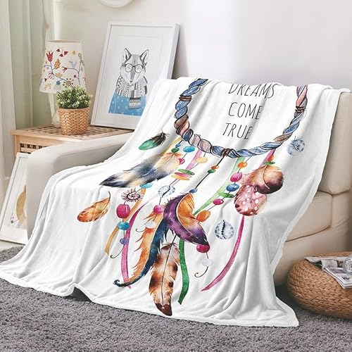 EHOMERY Manta para Cama Casal Cobija para Verano Mantas para Cama Verano Sobrecama Algodón Atrapasueños Mantas De Siesta Mantas Decorativas Suaves Y Cómodas 240x180cm