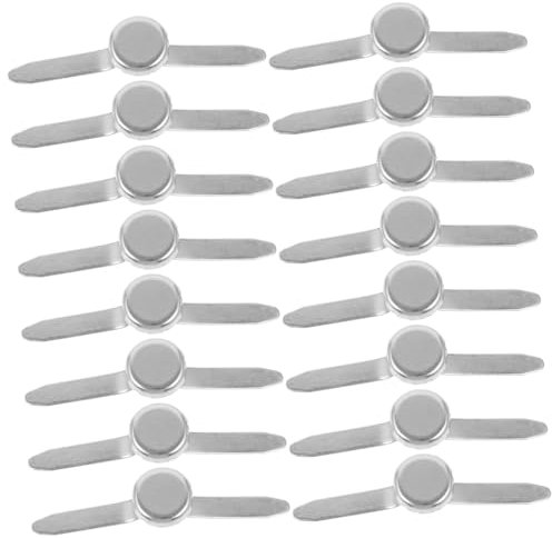 STOBOK 50 Stück Brads für das Handwerk Mini-Brads-Verschlüsse Scrapbooking-Brads bastelsets für Kinder Sammelalbum Papierverschlüsse aus Metall dekorative Nägel runder Kopf Ecknägel Karte