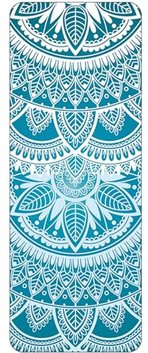 FANSU Yogamatte rutschfest, 1 mm Dicke Reise Yogamatte Faltbar Leicht Sportmatte und Fitnessmatte Meditationsmatte Trainingsmatte Pilates Matte Gymnastikmatte Turnmatte für Zuhause