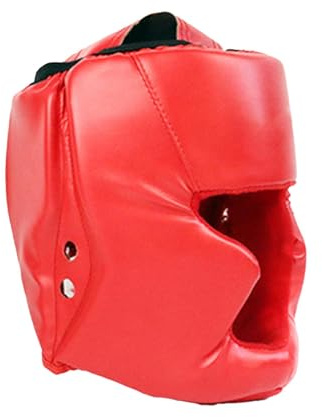 Casco De Boxeo, Casco De Protección De Cara Completa, Casco De Combate, Casco De Muay Thai, Casco Ajustable para Boxeo, Protector De Cabeza Acolchado para Mejillas, Frente Y Protección De Oídos