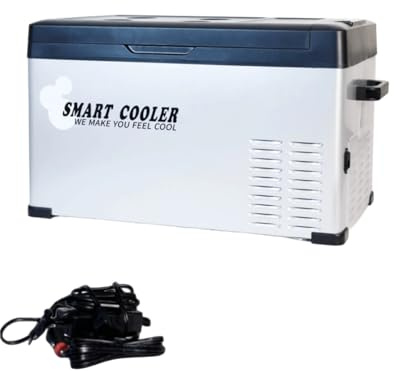 SMART COOLER Nevera Portátil para Coche SmartCooler 30L - con Compresor 12/24 V, Pantalla LCD y Bluetooth