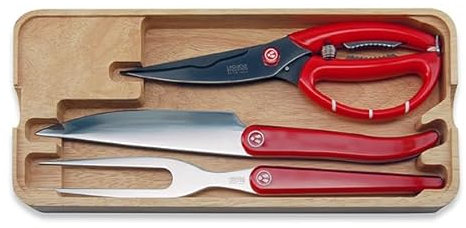 Coffret de service à découper - Collection Acidulé Rouge