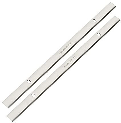 2pcs 12 Planer Knives 307 X 16.5 X 1.8 Mm HCS Thickness Single Edged Planer Blades,For Zubr РС-305 Woodworking Tools