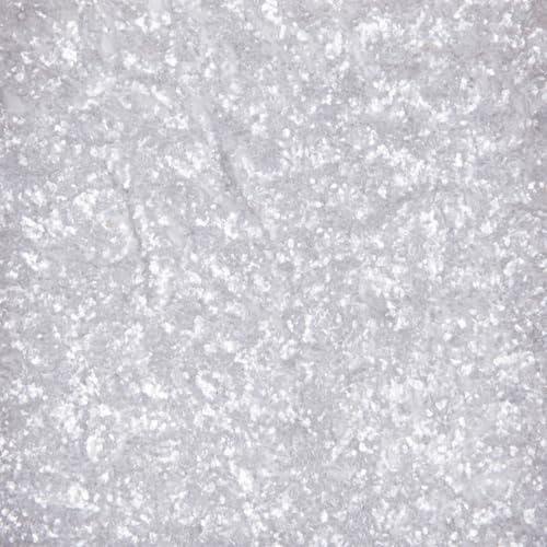 Natur Glimmer Flocken 500g 0,1-3,0 mm Weiß Glitzer Dekoration DIY Basteln WEISS