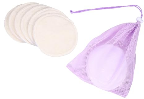 ibasenice 6stücke Stilleinlagen Waschbar Aus Bambus Gegen Galaktorrhö Absorbierende Still-bh-einlagen Schutzeinlagen Für Muttermilch Saugfähig Und Hautfreundlich