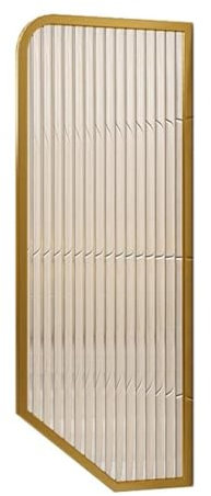 Urinal Trennwand für Männer, Sichtschutz Toilette Gesundheit Wandmontierte Glasplatten Trennwände für Schulen/Einkaufszentren/öffentliche Einrichtungen(C,5pcs)