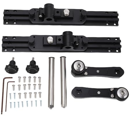 Fafeicy Table Saw Press Feeder, Table Guide Saw Guide Rouleau Outil de Menuiserie avec une Tension de Rouleau de Presse Réglable, pour la Fabrication de Coupes Répétitives à Bande