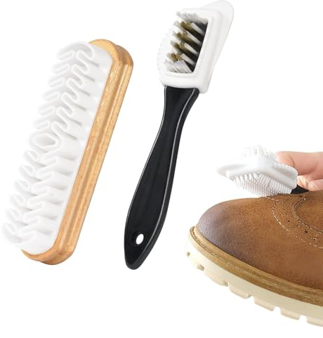 2 Stück Wildlederbürste Schuhbürste Wildleder Pflege Wildleder Radiergummi Wildleder Reiniger für Rauleder