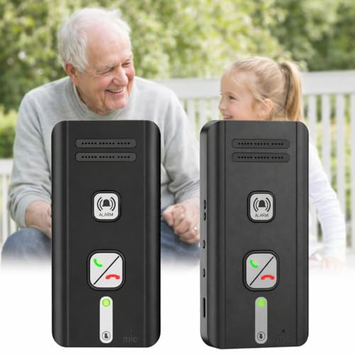 Intercoms Wireless for Home, 540 Yard or 8 Floors,Long Range Wireless Intercom System for Room to Room Communication, Light Display,2 Way Voice Intercom for Elderly, Seniors, and Kids