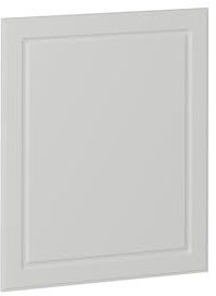 Vicco Küchenfront R-Line, Weiß Landhaus, 59.6 x 71.3 cm | Möbelfront für den Backofenumbauschrank (halb), passend für R-Line Küchenschränke zur einfachen Montage