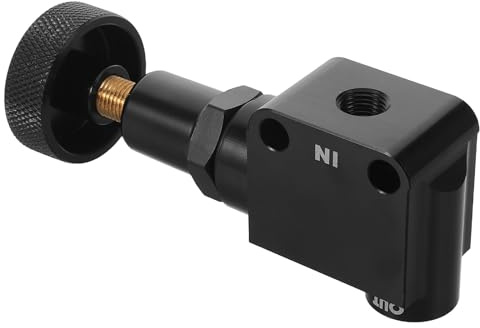 HEANUJJ Adjustable Brake System Proportioning Valve for Rear Brakes with Knob Pressure Regulator Replacement Metering Valve for Cars and Trucks Compatible