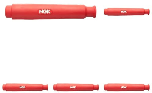 NGK 8673 Zündkerzenstecker Rot (Packung mit 5)