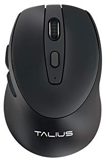Talius Raton Inalámbrico MO701 Black con Nano Receptor USB y con Doble tecnología. Permite intercambiar la conexión de Modo RF 2,4G a Bluetooth con Solo Pulsar un botón.
