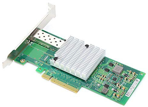 Carte réseau 10GbE PCIE pour Puce Intel 82599EN E10G41BTDA X520-DA1, Port Unique SFP +, Adaptateur LAN 10Gbit PCI Express x8, pour Windows Server, Win7, 8, Linux