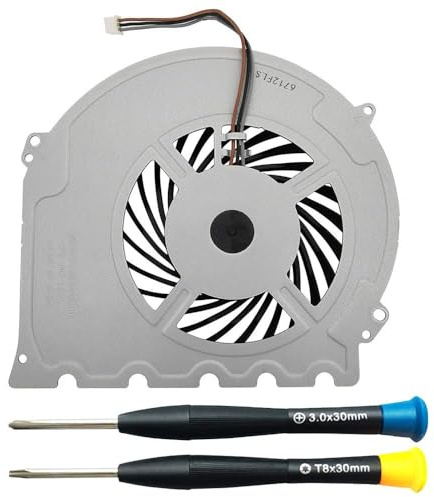 MMOBIEL Ventilateur de refroidissement interne KSB0912HD / G85G12MS1AN-56J14 Remplacement pour PlayStation PS4 Slim 3-Pins INCL TR8 et (+) Tournevis